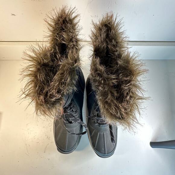 CLARKS Mazlin West womans fur‎ lined snow boots womans 9 M snowy weather - Picture 9 of 11